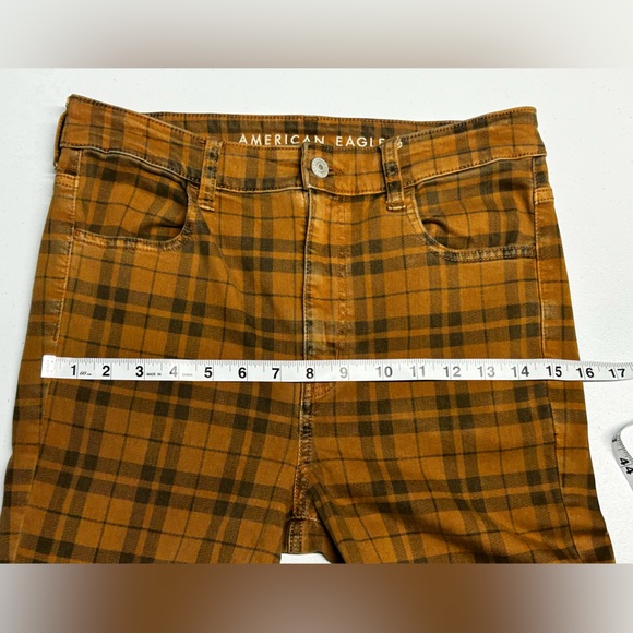 American Eagle Women Brown Ne(X)T Level Super High-Waisted Jegging US 10 regular - Picture 9 of 16